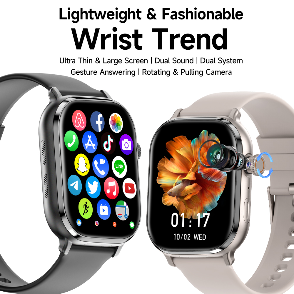 Italian Jewelry Watches - 512GB Android 13 Smartwatch Touch ID