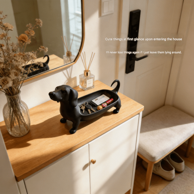 Minimalist Dachshund Jewelry T - Watches Jewelry Holder ulasan dan harga