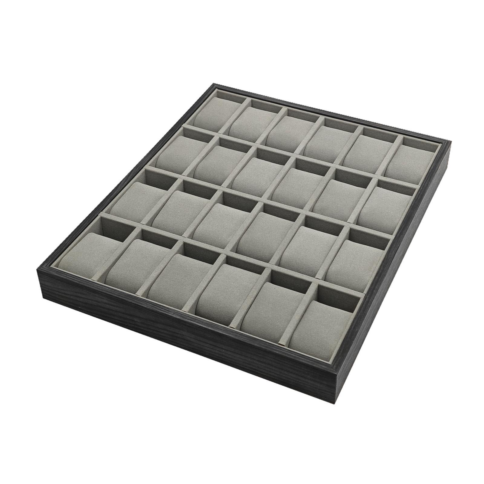 24 Slot Wooden Watch Storage T - Jewelry And Watches Exhibition ulasan dan harga