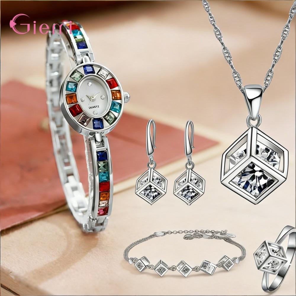 Pretty 925 Sterling Silver Geo - Best Jewelry Watches For Women ulasan dan harga