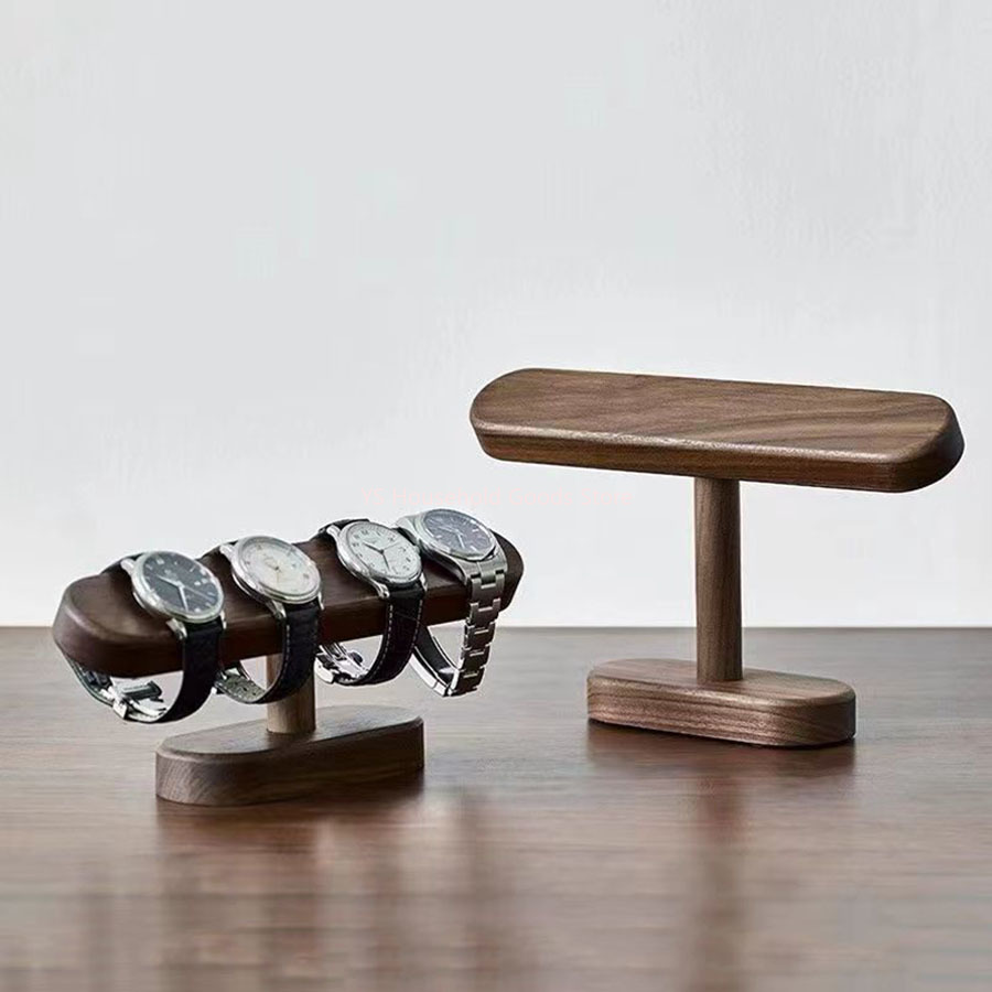 Walnut Color Watch Display Sta - Watches Jewelry Holder ulasan dan harga