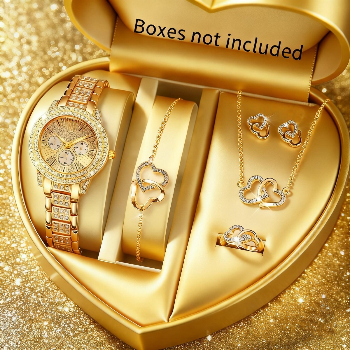 6PCS Luxury Rhinestone Women W - Jewelry Watches For Kids ulasan dan harga