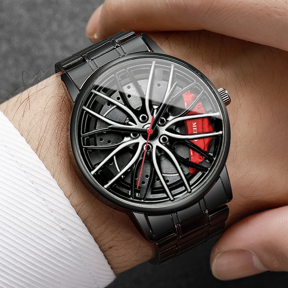 4PCS/Set Fashion 3d Car Wheel  - Jewelry Box Watches Bracelets ulasan dan harga