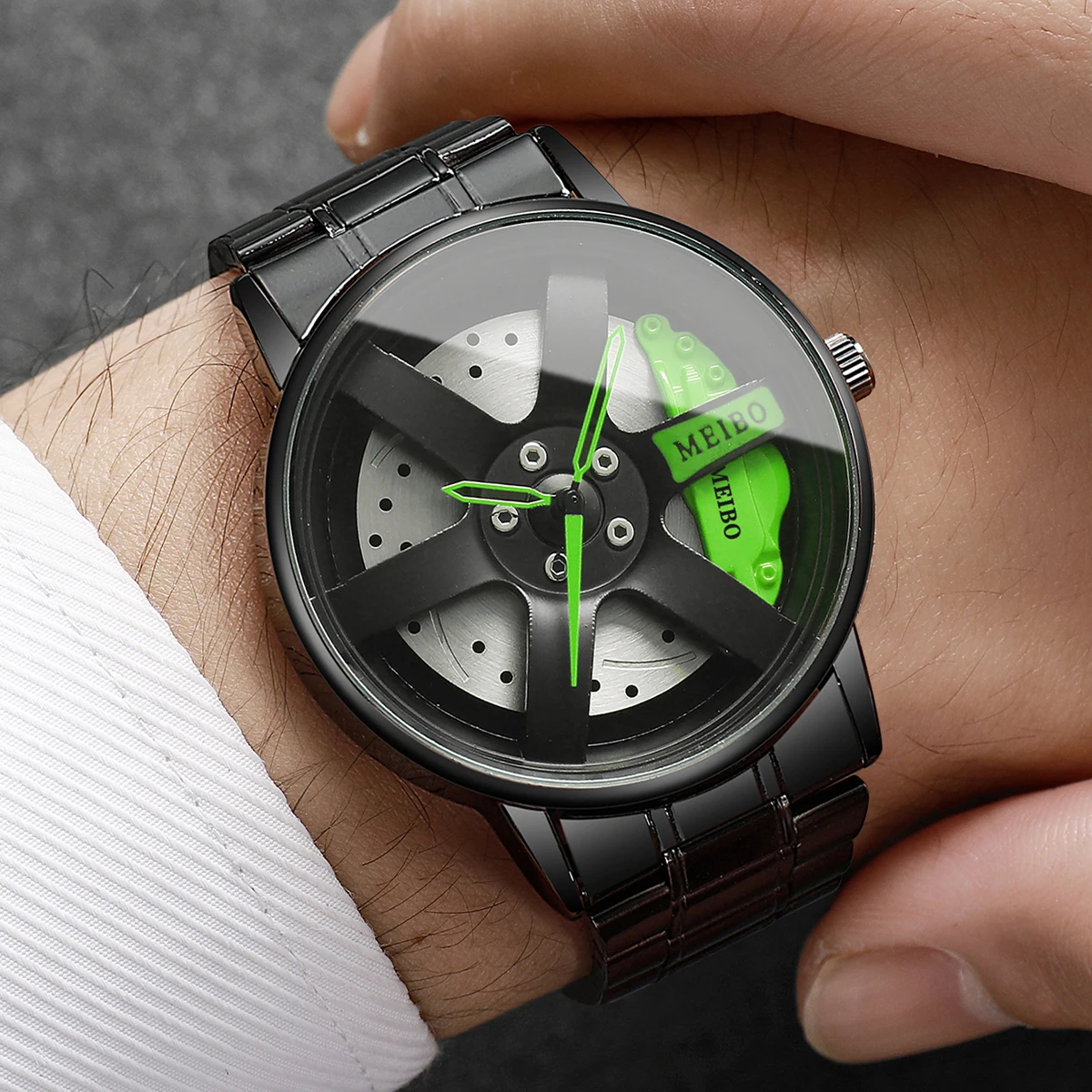4PCS/Set Fashion 3d Car Wheel  - Jewelry Box Watches Bracelets ulasan dan harga