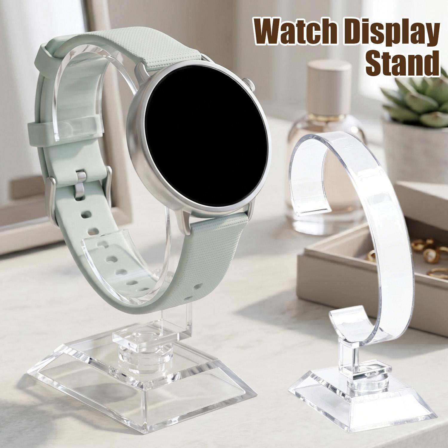Transparent Watch Display Stan - Watches Jewelry Holder ulasan dan harga