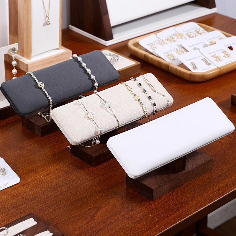 Walnut Solid Wood Jewelry Disp - Jewelry And Watches Exhibition ulasan dan harga