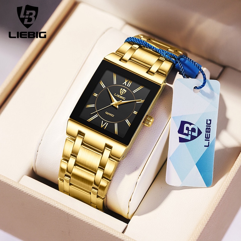 LiEBIG Luxury Golden Quartz Wr - Jewelry Style Watches ulasan dan harga