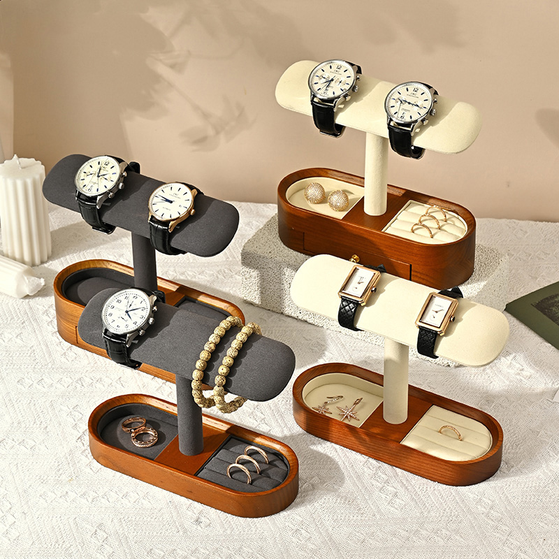 Oirlv Solid Wood Watch Organiz - Jewelry Style Watches ulasan dan harga