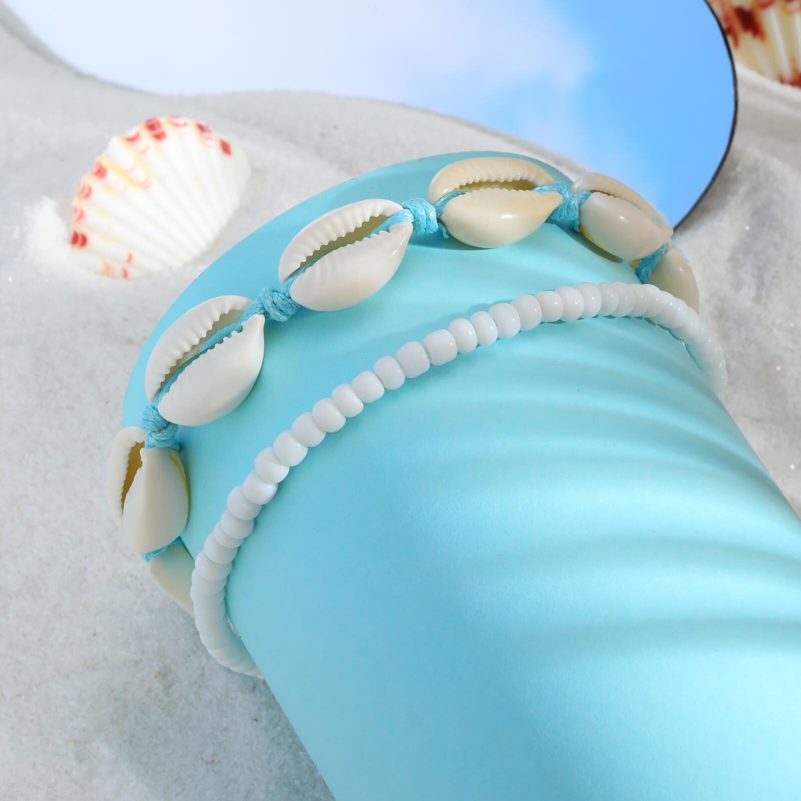 Cowrie Shell Ankle Bracelet fo - Jc Jewelry & Watches ulasan dan harga