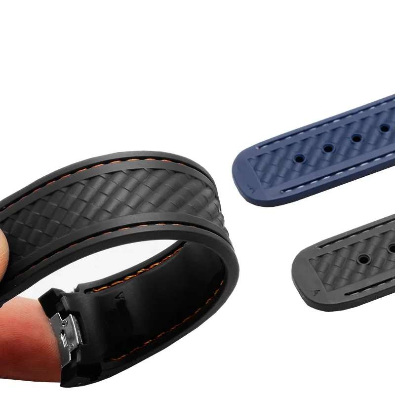 Curved 20mm Rubber Watchband F - Omega Watch Seamaster ulasan dan harga