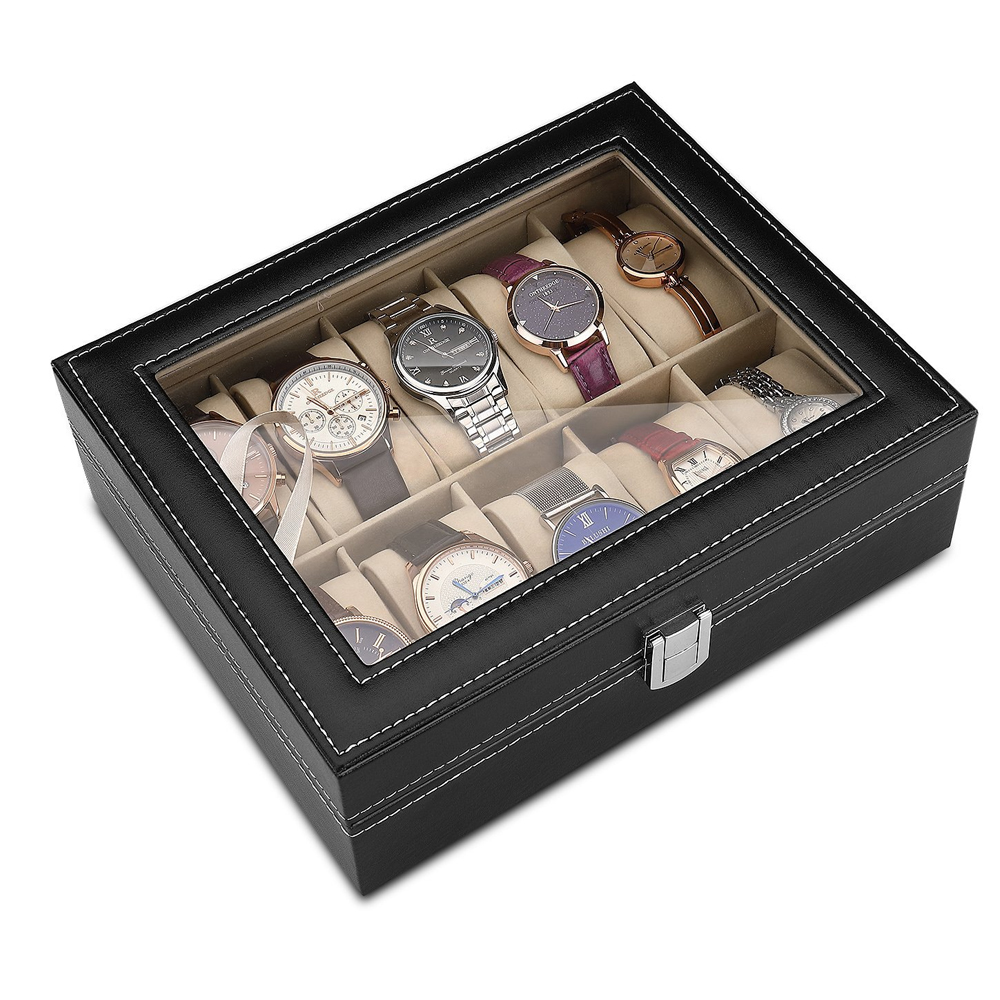10-bit PU Leather Gray flannel - Best Jewelry Watches For Women ulasan dan harga