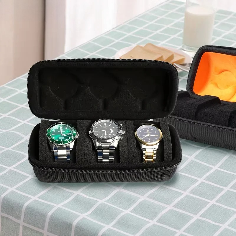 Travel Case for Watch with 3 S - Jewelry Box Watches Bracelets ulasan dan harga