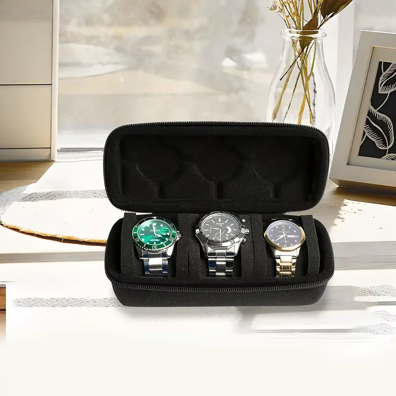 Travel Case for Watch with 3 S - Jewelry Box Watches Bracelets ulasan dan harga
