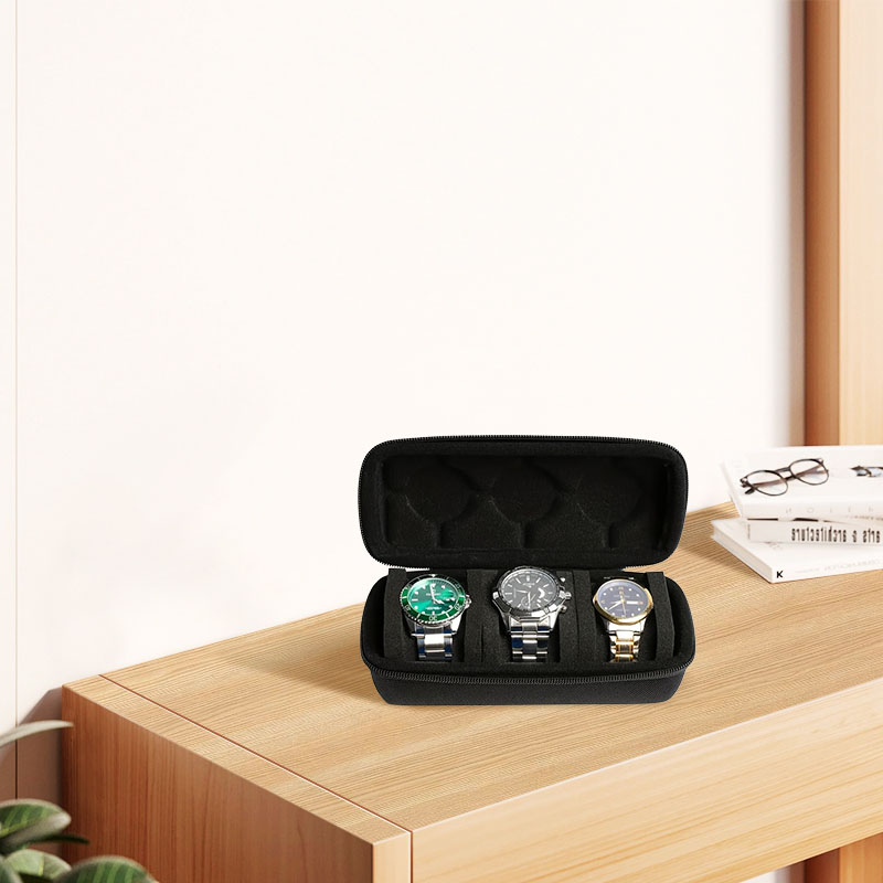 Travel Case for Watch with 3 S - Jewelry Box Watches Bracelets ulasan dan harga