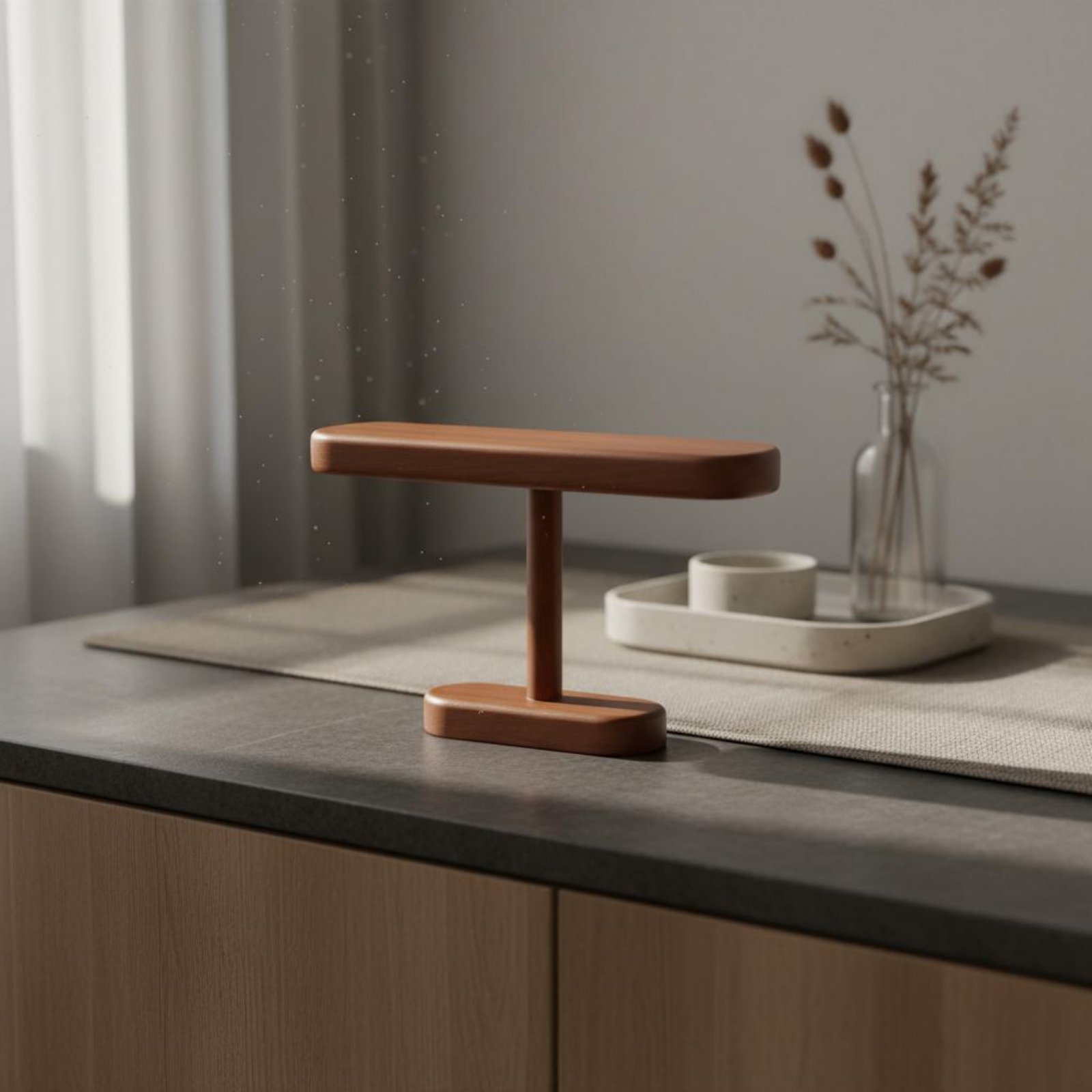 Wooden Watch Stand Multi-Funct - Watches Jewelry Holder ulasan dan harga
