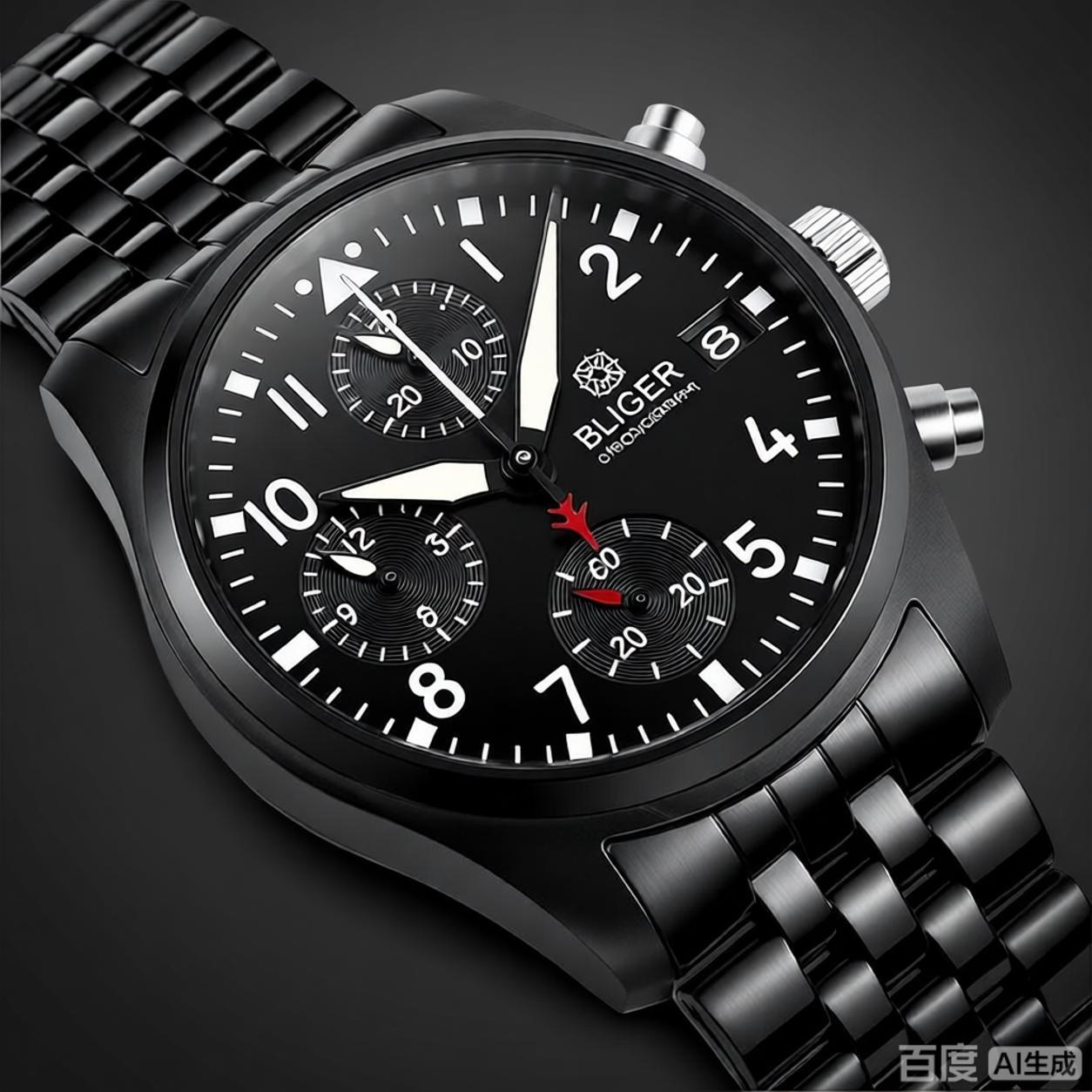 BLIGER Full Black Brushed 38mm - Jewelry For Watches ulasan dan harga