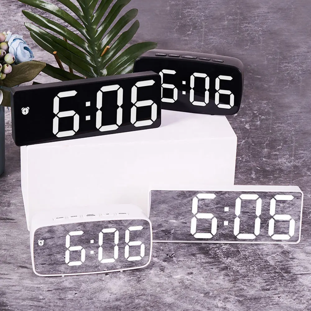 Acrylic Mirror Alarm Clock Ele - Moments Watches & Jewelry Burlington Reviews ulasan dan harga