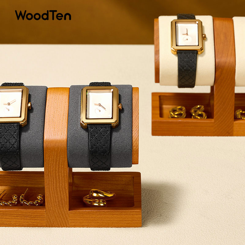 WoodTen Watch Display Stand Wo - Watches Jewelry Holder ulasan dan harga