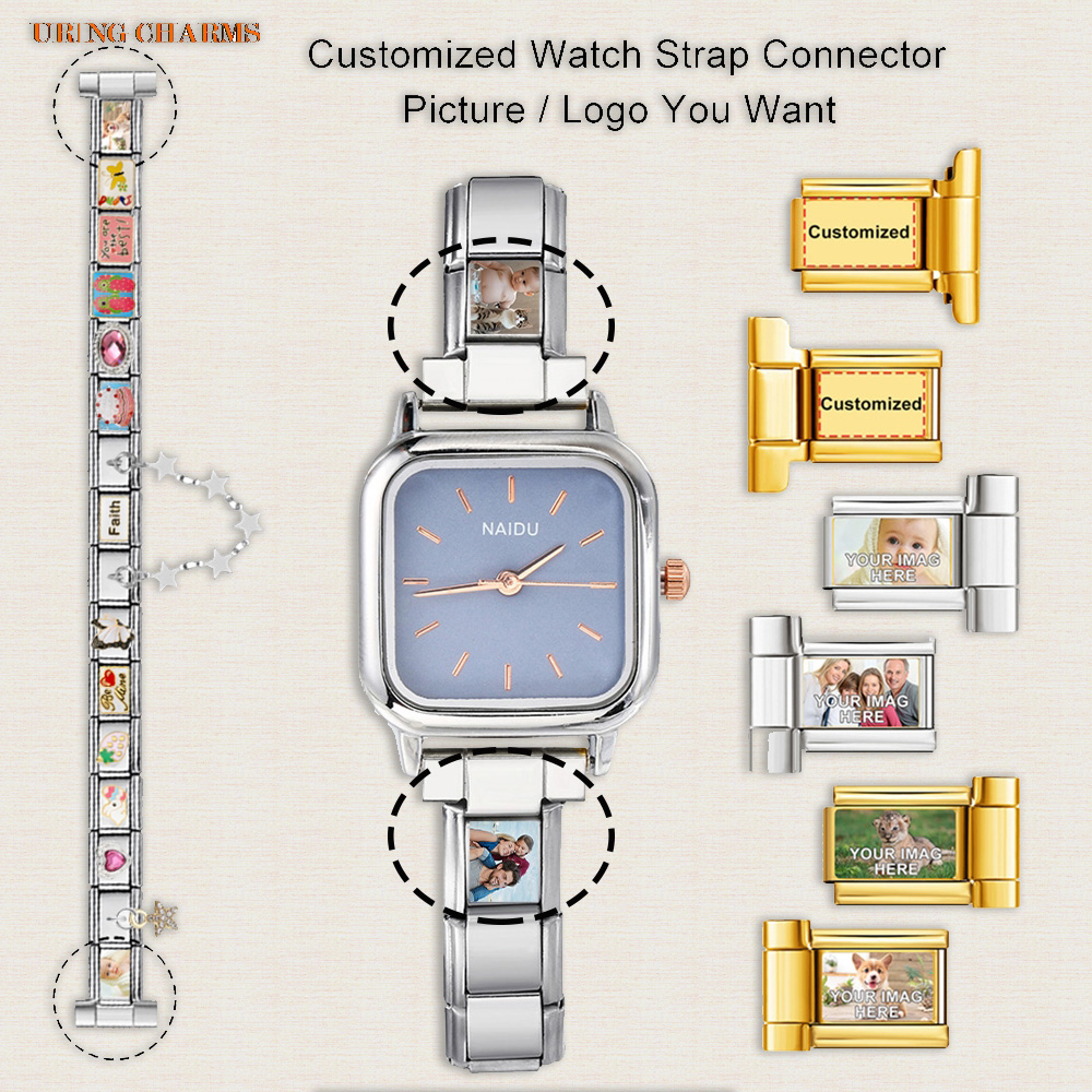 1 pair Picture Logo Customized - Italian Jewelry Watches ulasan dan harga