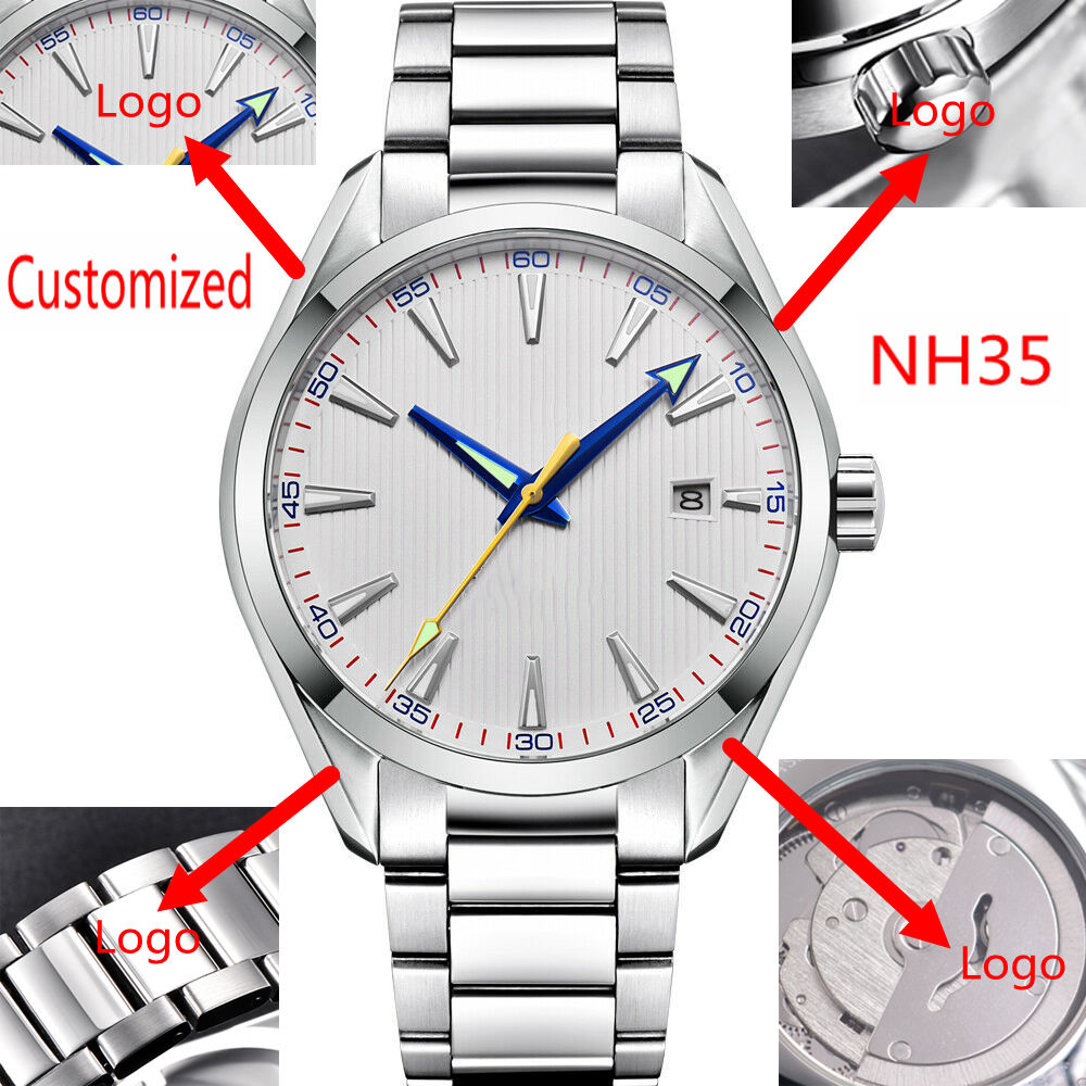 Custom Logo 41mm Men Miyota/NH - Jewelry Style Watches ulasan dan harga