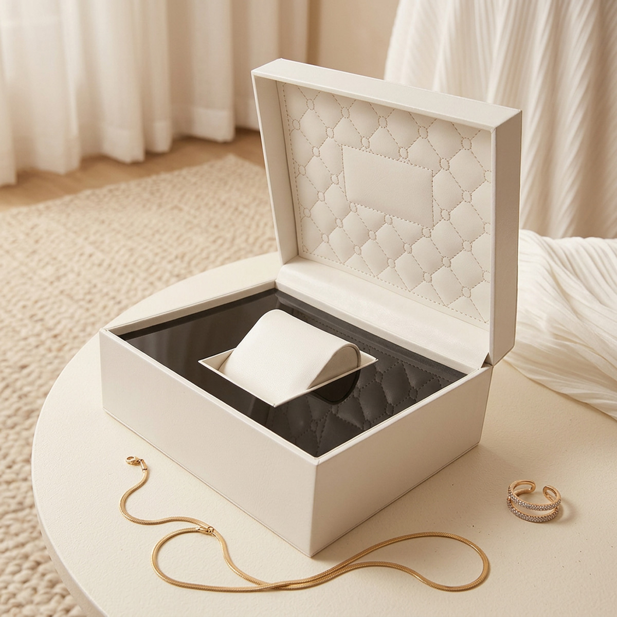 Factory Stock Watch Case Strai - Jewelry And Watches Exhibition ulasan dan harga